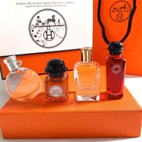 hermès mini fragrance discovery set.